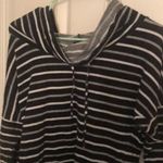 Cynthia Rowley 3/4 sleeve striped cotton shirt Medium Photo 2