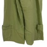 Bryn Walker Bryan Walker Green Casbah Linen Wide Leg Cropped Pants Size XL Photo 3