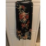 Tommy Bahama  Silk Floral Two Piece Skirt Set‎ Black Red Medium Women's Photo 5