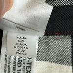 Hanna Andersson Flannel Buffalo Plaid long sleeve button down Pajama Top Black Size M Photo 7