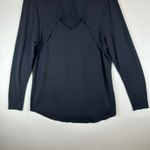 CAbi NWOT Womens XL Black Long Sleeve Top Cutout Casual Peekaboo Tee 4201 Photo 6