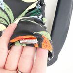 Axesea Floral Ruched One Piece‎ Long Sleeve Rash Guard 12 Black Photo 4