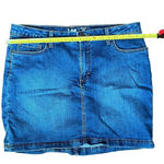 Lee Women’s Dark Blue Regular Fit Mid Rise Skirt Photo 3