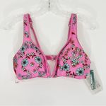 Maaji  Rose Lemonade Victory V Wire Reversible Bikini Top Size XL NWT Photo 2