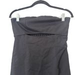 ZARA  Strapless Mini Dress Cutout Black‎ Medium Photo 3