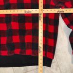J.Crew Authentic Fleece Buffalo Plaid Snap Neck Pullover Sweatshirt Women's M Photo 3