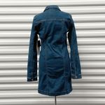 Celebrity Pink  Womens Denim Dress Medium Blue Button Front Y2K Coastal Cowgirl Photo 4