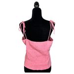 Old Navy  Pink Linen Blend Tie Shoulders Blouse Size XL Photo 6