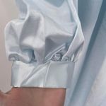 NWT Vintage Nicole Women's Satin‎ Long Sleeve Maxi Nightgown Light Blue Medium Photo 10