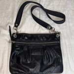Coach  POPPY black leather Crossbody purse bag Photo 0