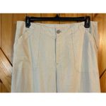 Christopher & Banks  Linen Blend Cropped Pants Natural Womens Sz 14 nwt (0783) Photo 2