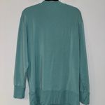 Athleta Purana V Neck Wrap Sweatshirt L Seafoam Photo 5
