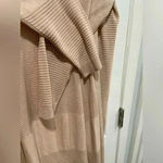 Dex Long Sleeve Ribbed Flowy Pale Rose Pink Soft Open Front Cardigan Size 1X Photo 5