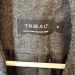 Tribal | Gray Wool Blend Blazer Jacket Single Button Closure Women’s Size 6 Photo 8