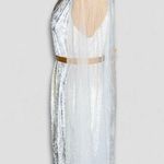 California Costumes Greek Goddess Angel Dress Sheer Crushed Velvet White/Gold 3X White Photo 3