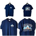 Urban Outfitters 2005 Western States Police & Fire T Shirt Games Mountain Graphic Tee Blue Large Photo 1