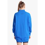 STAUD New Balance X  blue mock neck sweatshirt dress size S small athleisure Photo 1
