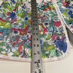 Bedford Fair Women’s Jacket Size 18W Zip High Collar White Floral Butterfly Photo 8