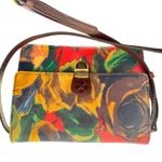 NWT Patricia Nash Winter Bloom Leather Lanza Crossbody Bag Blue Photo 0