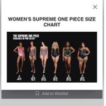 NWOT DIXXON WOMEN'S SUPREME ONE PIECE SWIMSUIT Photo 12