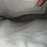 Haute Hippie  Beige &‎ Black Stripe Raffia Straw Tote Bag  14x16” NWOT Beach Photo 4