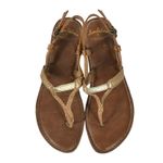 Sam Edelman  T-Strap Leather Sandals Size 7 AE Outfitters Summer Chic Photo 2