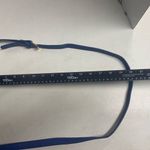 Bebe Fabiola Women’s Stamped Faux Lizard Satchel Dome Construction Blue 9.5X5X10 Photo 3