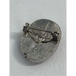 Vintage 70’s 80’s Victorian styled cameo brooch Silver Photo 3