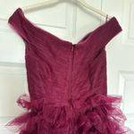 La Femme Off the Shoulder Sheer Tulle Ballgown- NWT Photo 7