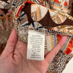 Umgee  Boho Bell Sleeve Ruffle Mini‎ Shift Dress Size Medium Hippie Loose Flowy Photo 11