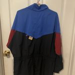 Nike Black and Blue Windbreaker with Red Accents Photo 3