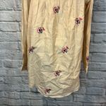 Tularosa NWT Women's XS Cream Blythe Mini Dress Cream Pink Embroidered Photo 13