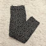 J.Crew Mercantile Winnie Heart Print Cropped Straight Leg Pants Black 2 Photo 1
