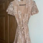 Goodnight Macaroon  Blush Lace Dress Photo 1