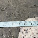 Naqui New York Womens Embellished Long Sleeve Fit & Flare Maxi Dress Green Large Photo 6