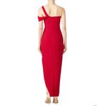 Keepsake Shooting Star Gown One Shoulder Long Maxi Red Dress Side Slit Classy XS Photo 3