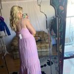 Abercrombie & Fitch  Maxi Dress Lilac Pink Size Medium Tall Photo 3