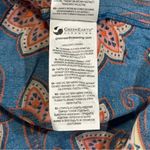 Boden Size 2 Paisley Amaryllis Border Print Raglan Top Boho Peasant Lightweight Pink Photo 7