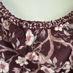 Max Studio Bias Satin Midi Skirt WINE CRANE BLOSSOM NWT Plus Size 3X / 22W Photo 5