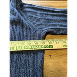 IZOD Women's Long Sleeve Blue V Neck Sweater Size XL Preppy Designer Classic Photo 4