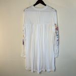 Free People  Mia Gauze Embroidered Mini Dress White Floral Size XS Photo 7