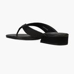 Eileen Fisher NEW  $150  Erika Sandal (Women) 10M, BLACK Leather Photo 1
