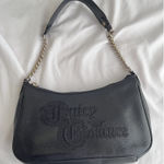 Juicy Couture Rare Black Shoulder Bag Leather Soho 2000s Women’s Accessory Photo 0