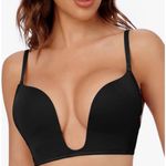 NWT Plunge Strapless Bra Black Size 32 D Photo 0