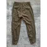 Anthropologie Polka Dot Olive Green Jogger Pants Photo 6