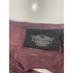 Harley Davidson Vintage 2012 Knee Deep in Iron Purple Burnout Cut Out Size L Photo 3