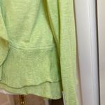 Banana Republic  Light Green Ruffled Cardigan Photo 3
