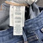 frame denim Frame Jeans Women Fits 28x29 Blue Le Mini Boot Dark Wash Stretch Raw Hem Bootcut Photo 5