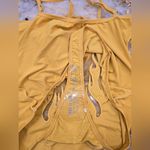 Thistle and Spire Smokin Mirrors Bodysuit in a mustard yellow color M Size M Photo 6