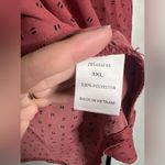 Zenobia  Pink and Black Dot Blouse Photo 6